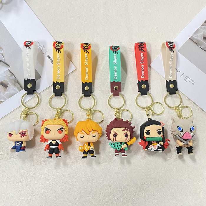 Wholesale Cute Anime Backpack Charm Keychain