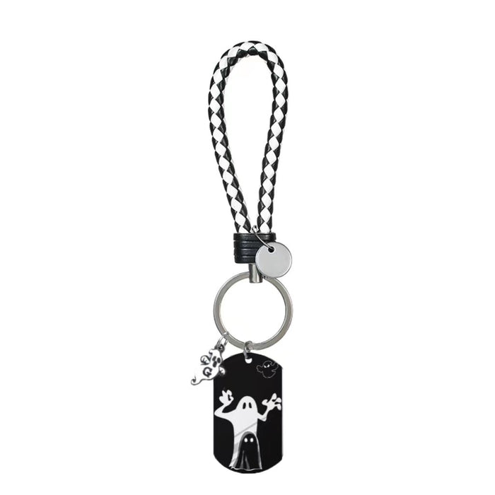 Wholesale Halloween Spooky Stainless Steel Keychains JDC-KC-XinJun010