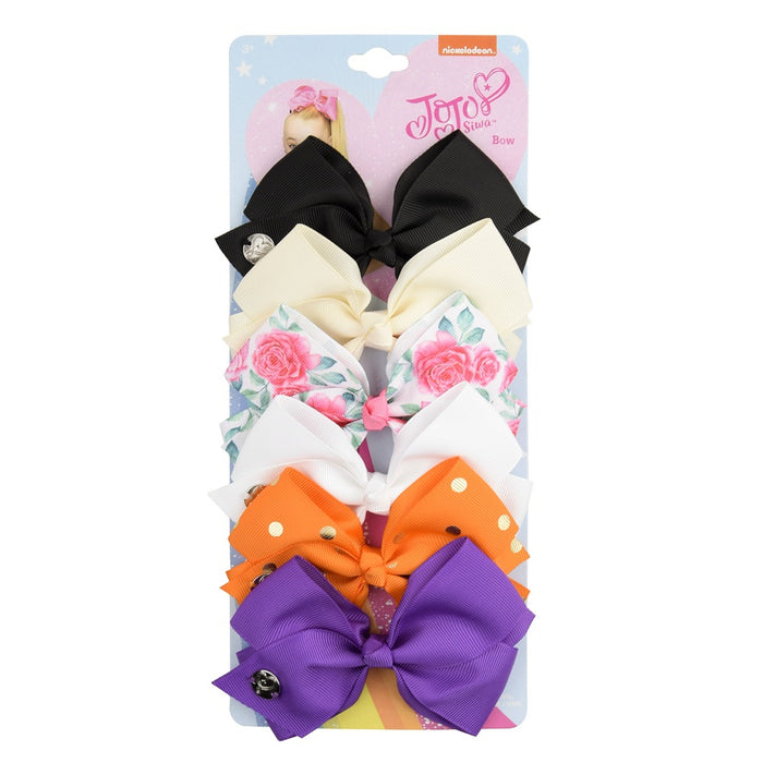 Wholesale Halloween Polyester Fabric Bow Hair Clip Set JDC-HC-Xiane018