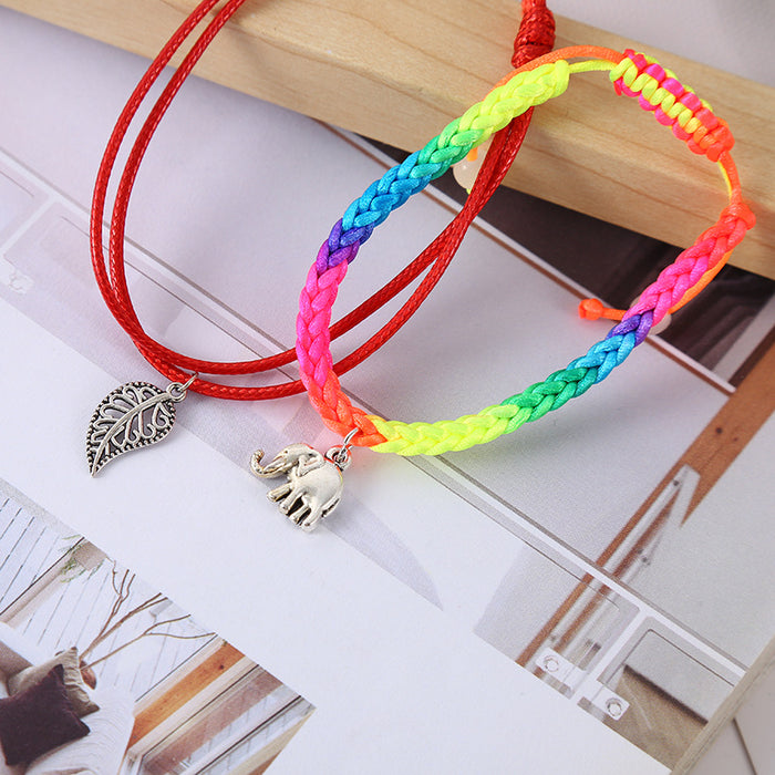 Wholesale Hand Braided Cord Bracelet JDC-BT-LiR009