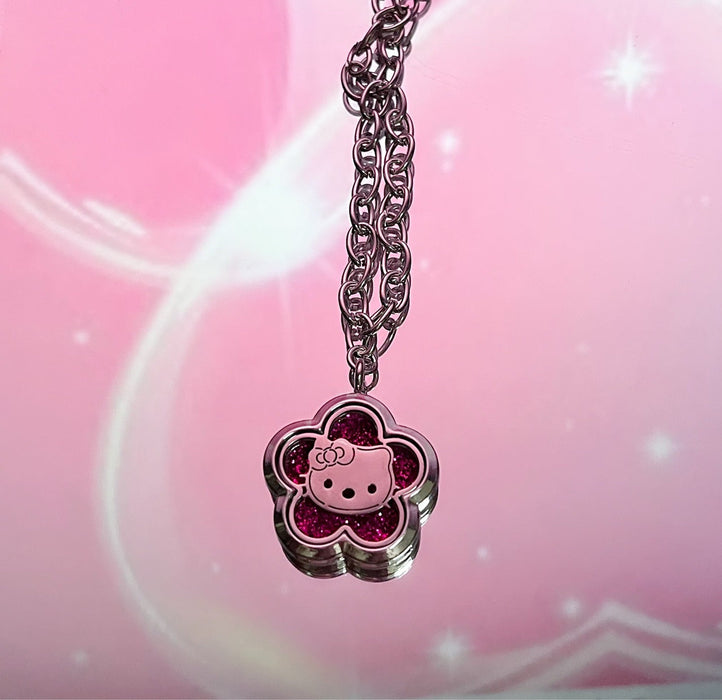 Wholesale Cartoon Figure Titanium Steel Pendant JDC-NE-DLF001