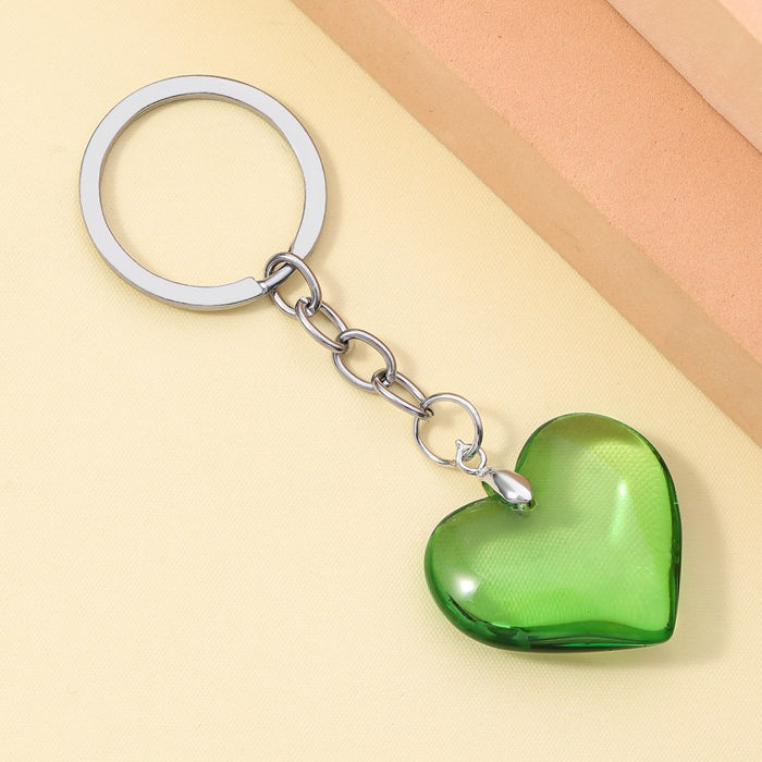 Wholesale 3D Glass Love Keychain JDC-KC-RongRui061