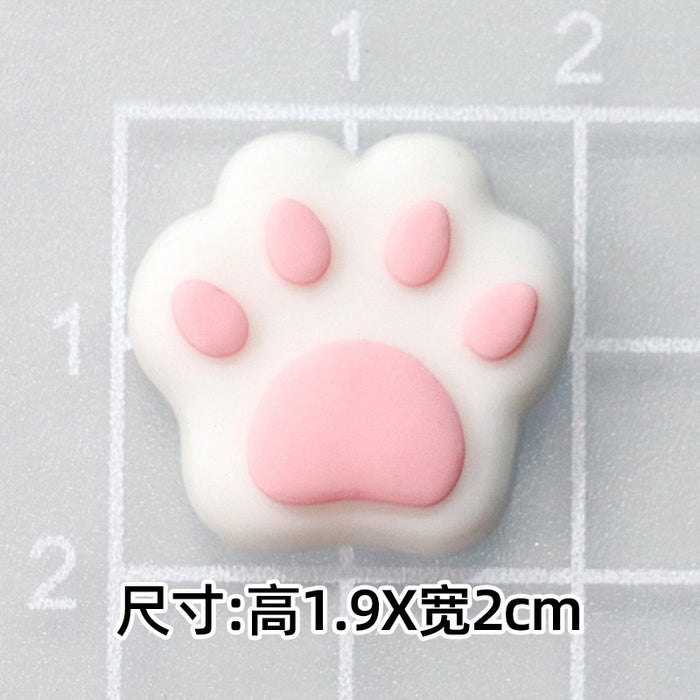 Wholesale 10pcs Cat Soft Glue DIY Accessories Mobile Phone Shell Insulation Cup Decorative Patch Shoes