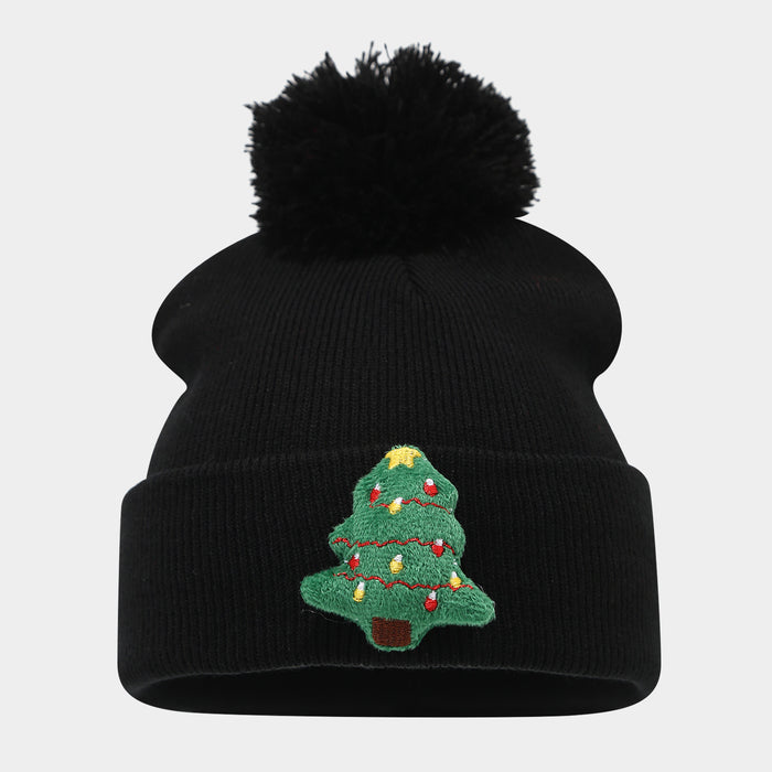 Wholesale Christmas-themed cute winter knitted Fashionhat for men and women