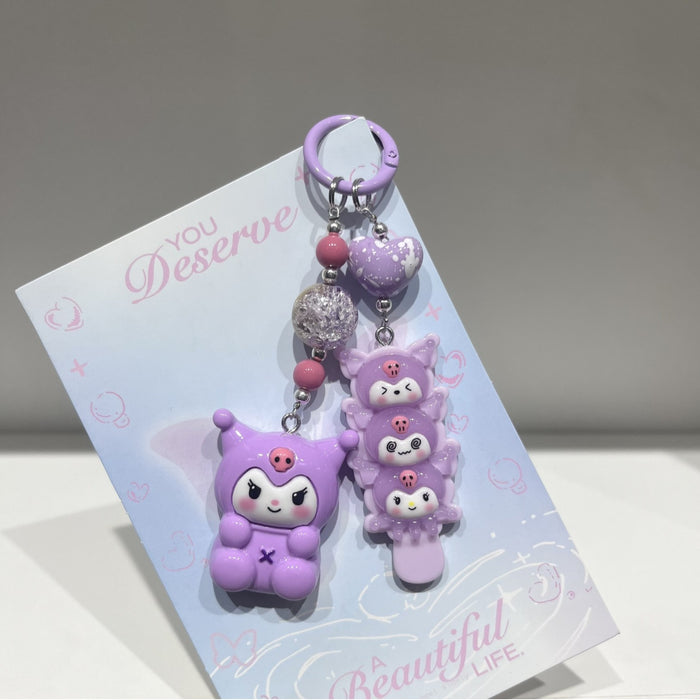 Wholesale Cartoon keychain doll Christmas blind box accessories school bag pendant gift