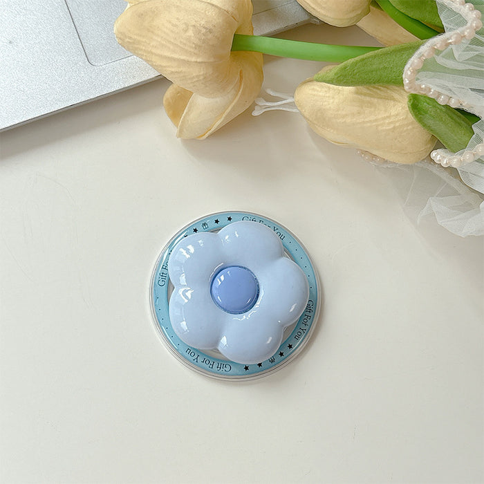 Wholesale Solid color HyunA flower phone Grips