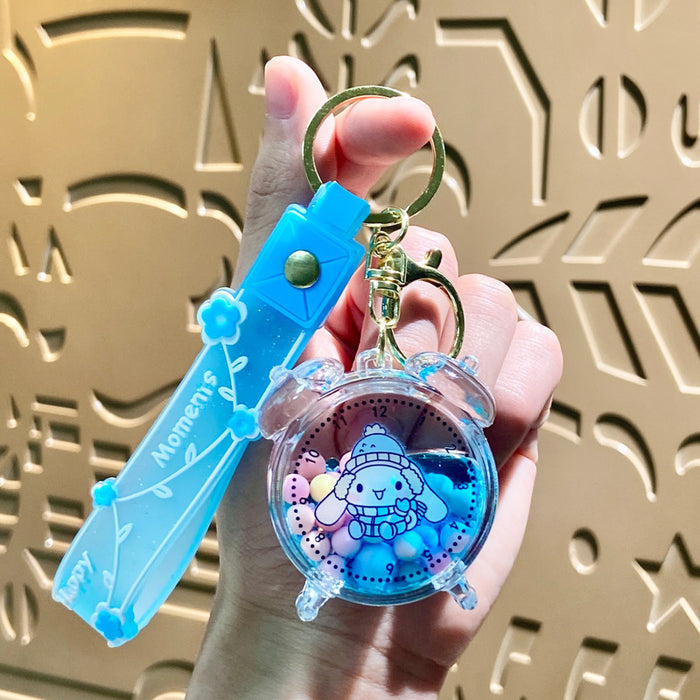 Wholesale Acrylic Oil-filled Cartoon Doll Keychain JDC-KC-Benxin014