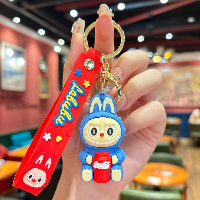 Wholesale Cartoon doll keychain cute little sheep doll keychain trendy toy gift pendant