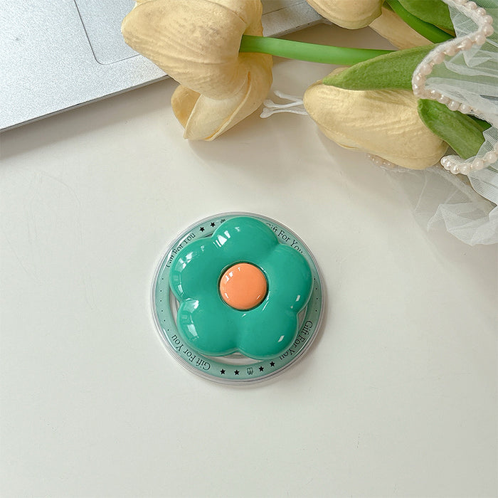 Wholesale Solid color HyunA flower phone Grips