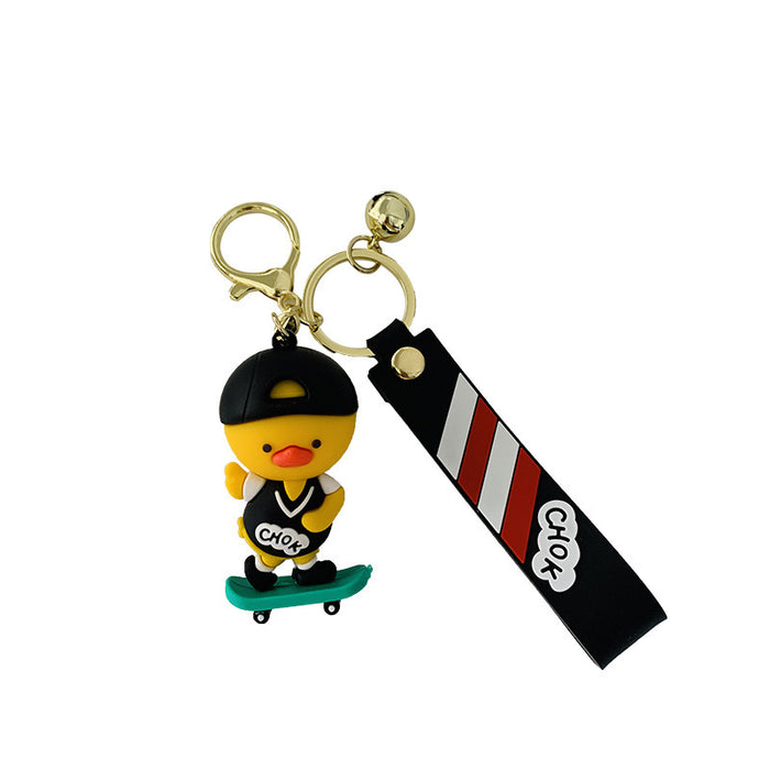 Wholesale Silicone Cartoon Doll Keychain JDC-KC-MingT110