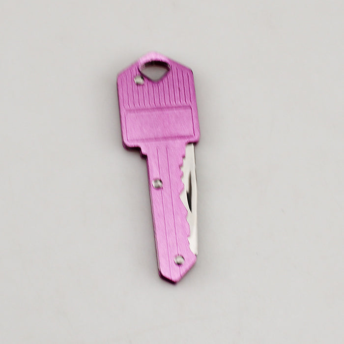 Wholesale Stylish Silver Keychain Knife For Car Keys Gift Accessory
