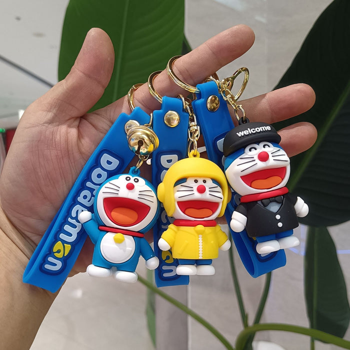 Wholesale Cartoon Silicone Doll Keychain JDC-KC-KuangK025