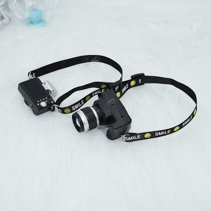 Wholesale Doll Cute  Camera Pendant Flash Toy Accessories Adjustable Baby Doll Camera Pendant