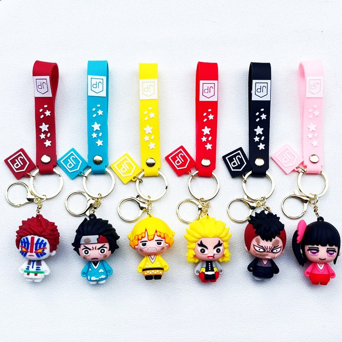 Wholesale PVC Cartoon Doll Keychain JDC-KC-WuYi128