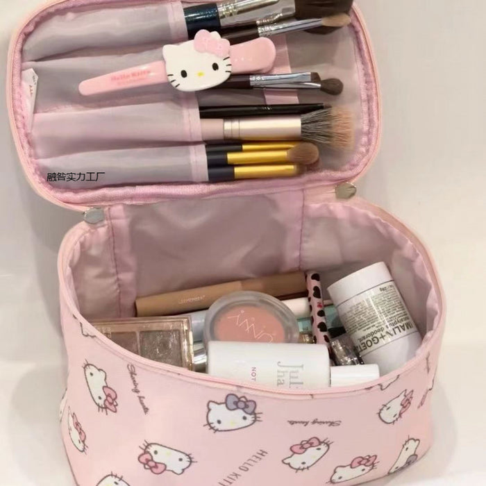 Wholesale Cute Printed Large-Capacity Storage Handbag Portable Storage Toiletry Storage Cosmetic Bag