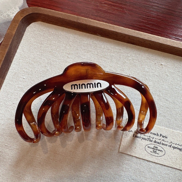 Wholesale Pumpkin Oval Hairpin Clip Hair Grab Hair Shark Clip Hair Accessories