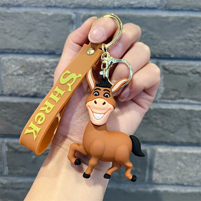 Wholesale Creative Cartoon PVC Soft Keychains JDC-KC-JinB011