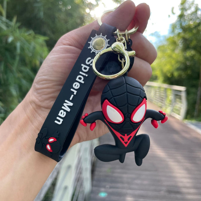 Wholesale Silicone doll keychain, internet famous car key pendant, creative bag decoration