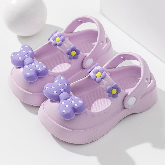 Wholesale EVA Children's Cute Bow Clogs JDC-SD-ZhuBB003