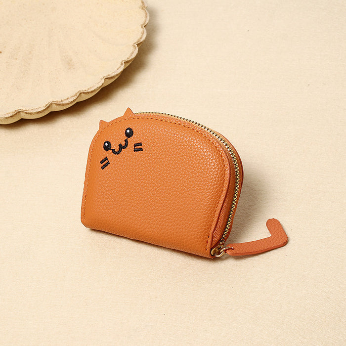 Wholesale Cat Card Bag Women's Small and Cute Multi-card Card Bag Advanced Cartoon Coin Purse