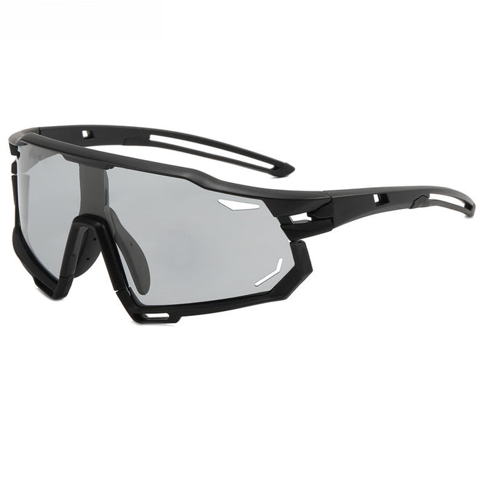 Wholesale New outdoor sports windproof goggles, color changing cycling glasses, men's and women's fashionable polarized sunglasses