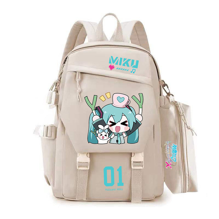 Wholesale Anime Character Large Capacity Multi-Layer Backpack Bags for Elementary and Middle School Students