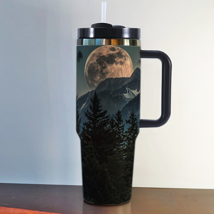 Wholesale 40oz Car Cup  moon Stainless Steel  ice bullies cup Tumbler Thermos Cup