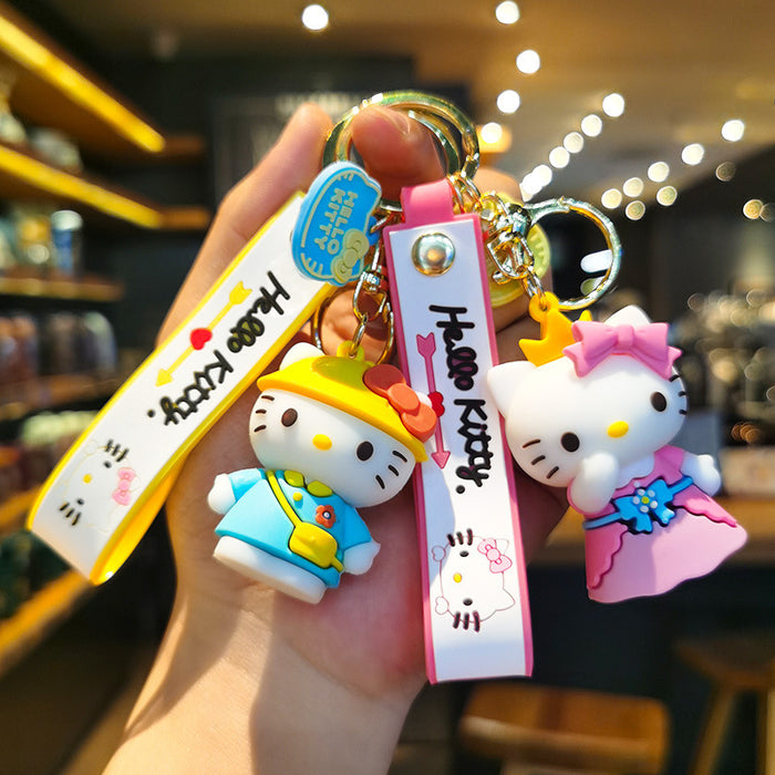 Wholesale Cartoon Doll Silicone Keychain JDC-KC-Tingm219