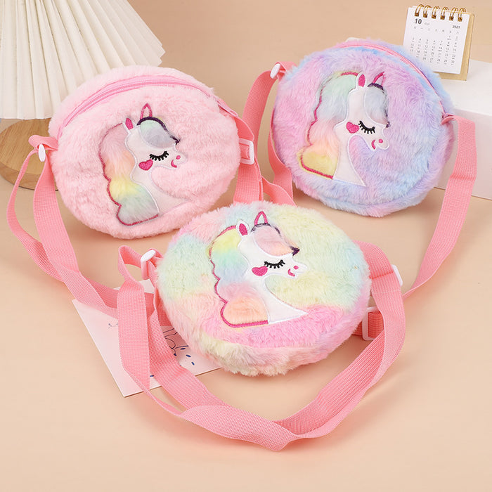 Wholesale Cartoon Cute Children' s Plush Small Shoulder Bag