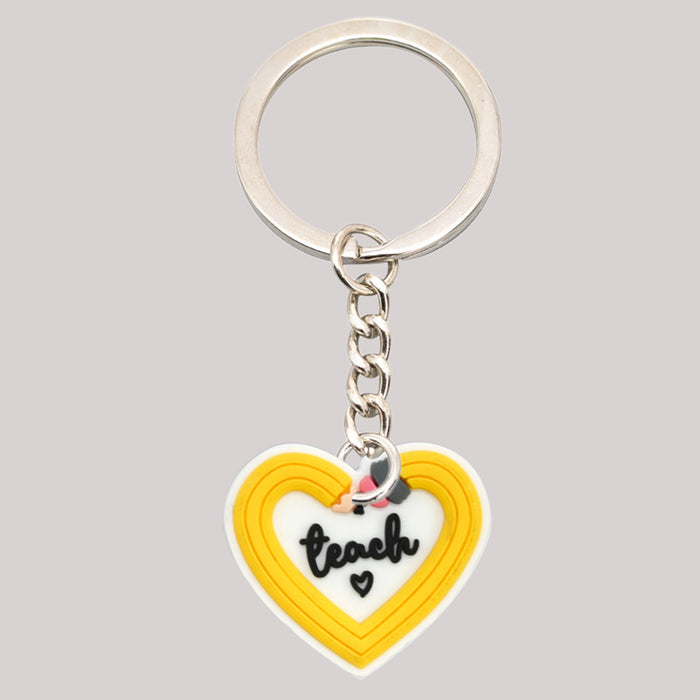 Wholesale  10 PCS Cartoon Keychain PVC Soft Rubber Keychain Accessories  Cute Pendant Keychain