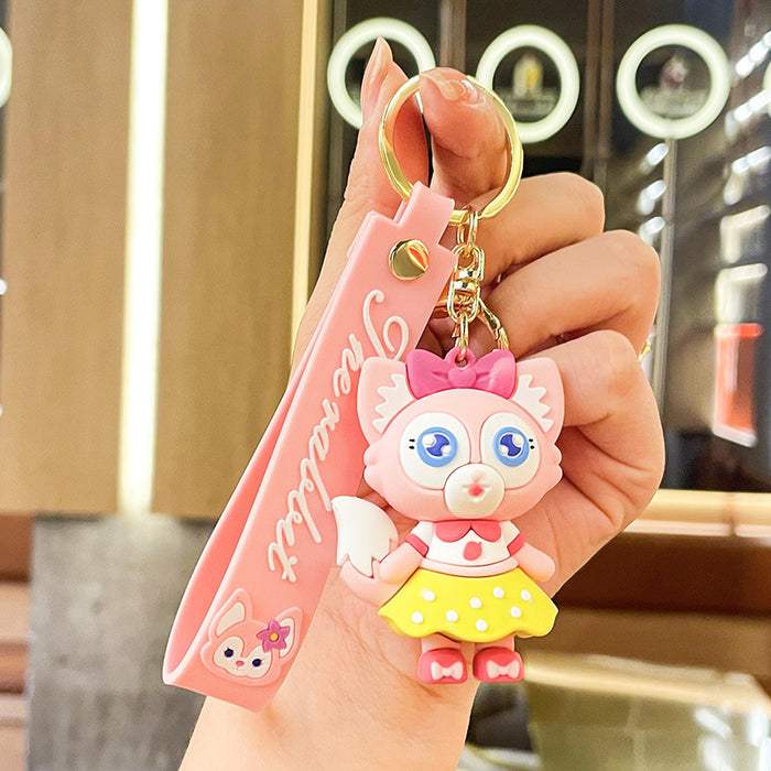 Wholesale Cartoon Doll Silicone Keychain JDC-KC-Benxin039