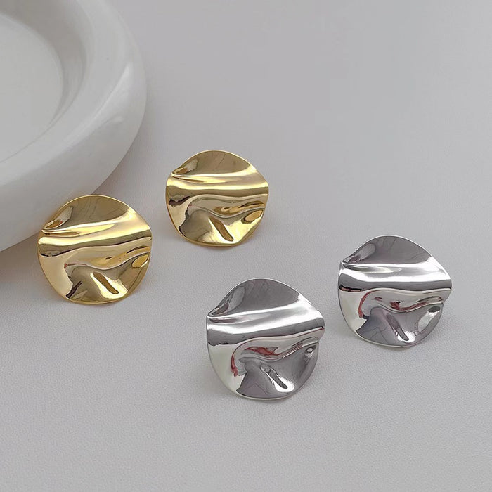 Wholesale Geometric Irregular Earrings Women's Earrings Silver Pin