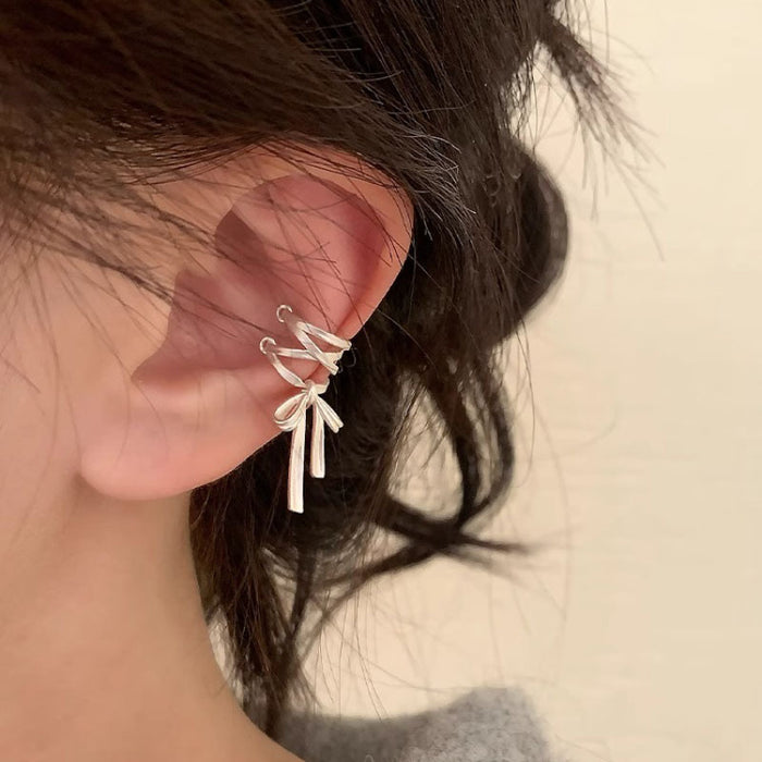 Wholesale Small niche design ear bone clip earrings