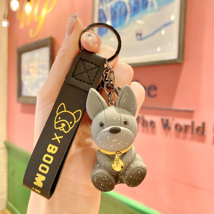 Wholesale Resin Starry Sky Puppy Keychain JDC-KC-ShuoT023