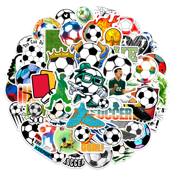 Wholesale 50 football graffiti waterproof stickers