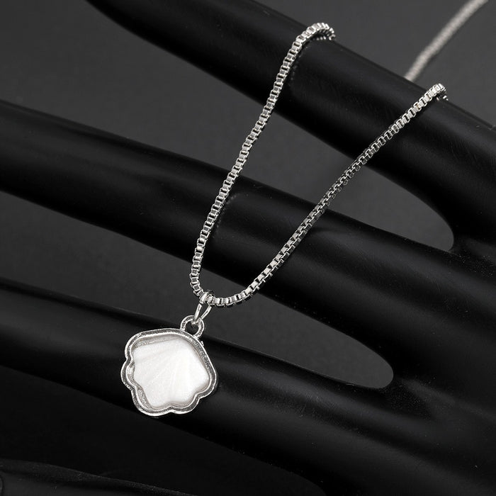 Wholesale Marine Pearl Chain Clavicle Chain Starfish Shell Pendant Multi-Layer Necklace