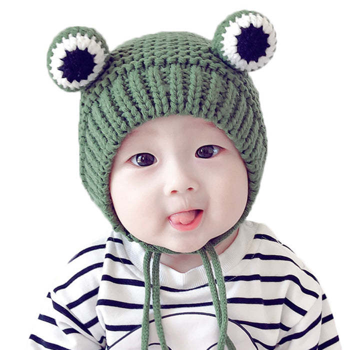 Wholesale Winter Baby Knitted Hat Thickened Wool Hat For Boys Cute Baby Accessories Autumn/winter Boys Knitted