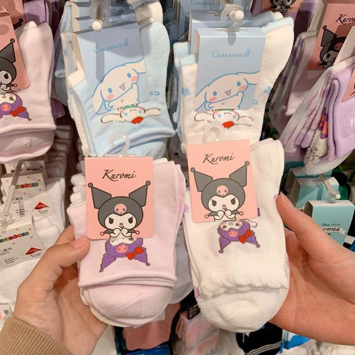 Wholesale sweet cartoon cute mid-calf socks