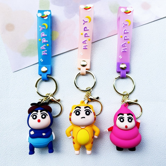 Wholesale PVC Cartoon Doll Keychain JDC-KC-WuYi166