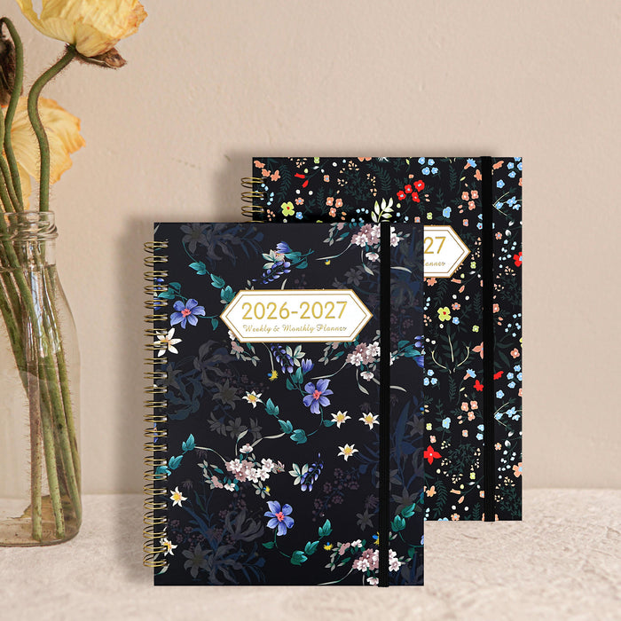 Wholesale Blooming Flowers A5 Coil Notebook Stylish Gift for Planners and Journaling
