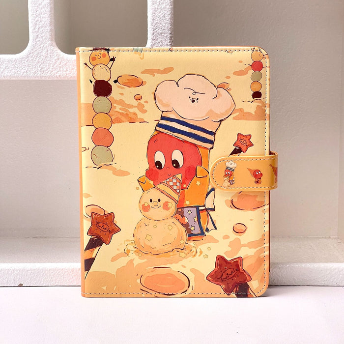 Wholesale Stylish Cartoon Star A5 Loose-Leaf Notebook with PU Cover