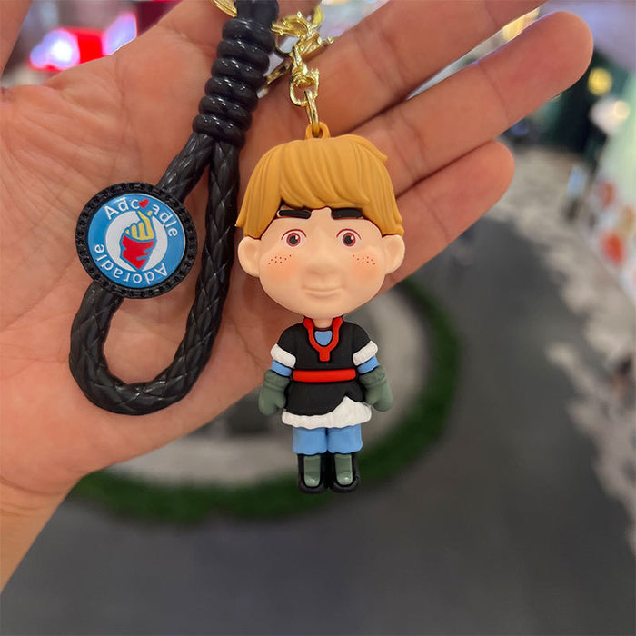 Wholesale PVC Cartoon Doll Keychain JDC-KC-XingS013