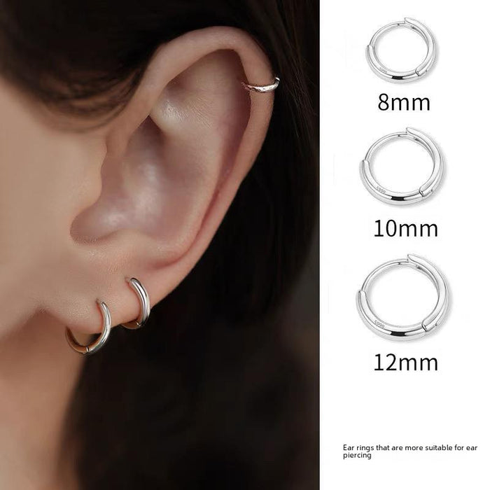 Wholesale Sterling silver earrings for women plain hoop earrings earrings earrings ear bone stud earrings