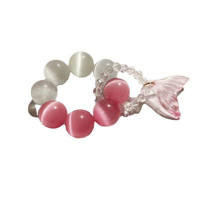 Wholesale Mermaid Wrap Finger Soft Hand Twist Rosary Beads Handheld Bestie Gift