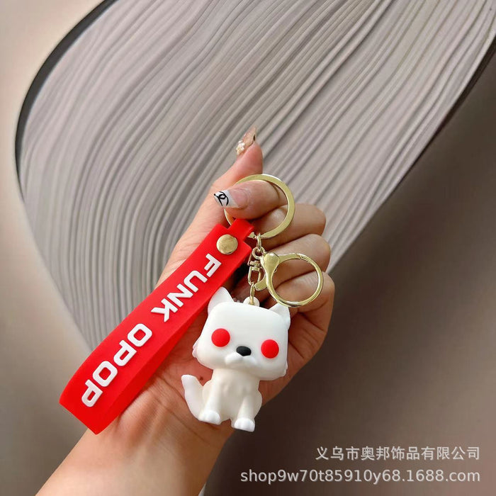 Wholesale 2PCS Super Cute Cute Doll PVC Keychains JDC-KC-Aobang007