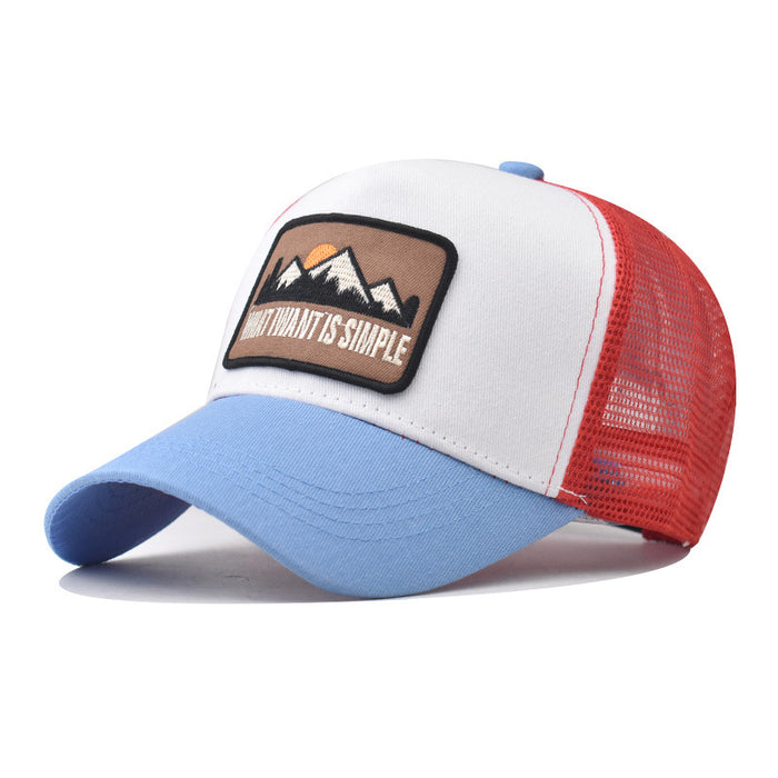 Wholesale Peak Animal Mesh Cap Embroidered Cotton Baseball Cap JDC-FH-ErXu001