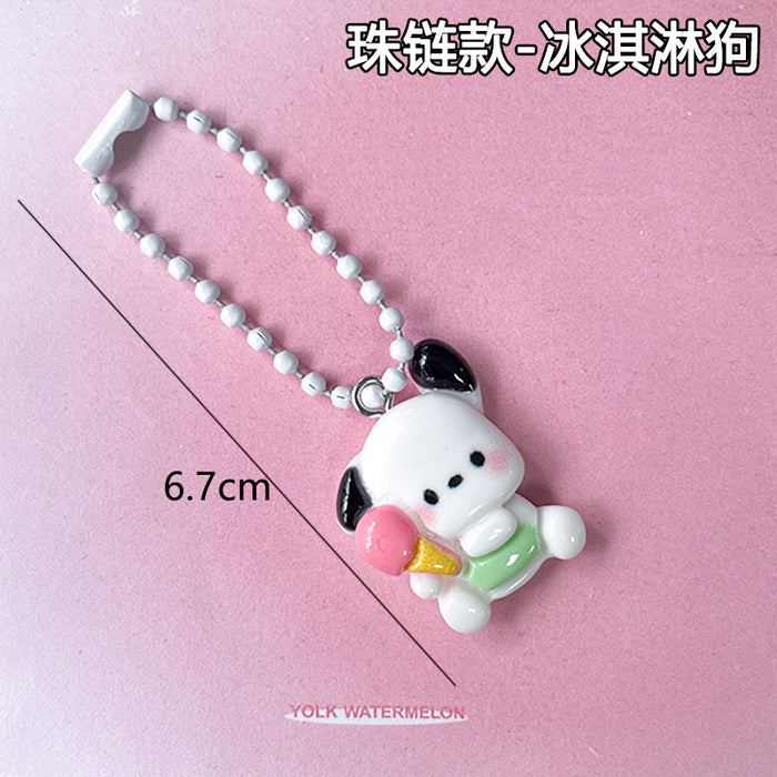 Wholesale  Cartoon Cute Puppy Keychain Pendant Keychain  Bag Pendant Accessories