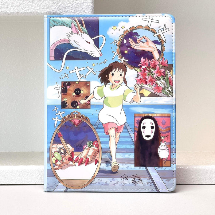 Wholesale Trendy A5 Faux Leather Notebook with Anime Cat Print Cover Full Color Inside Pages