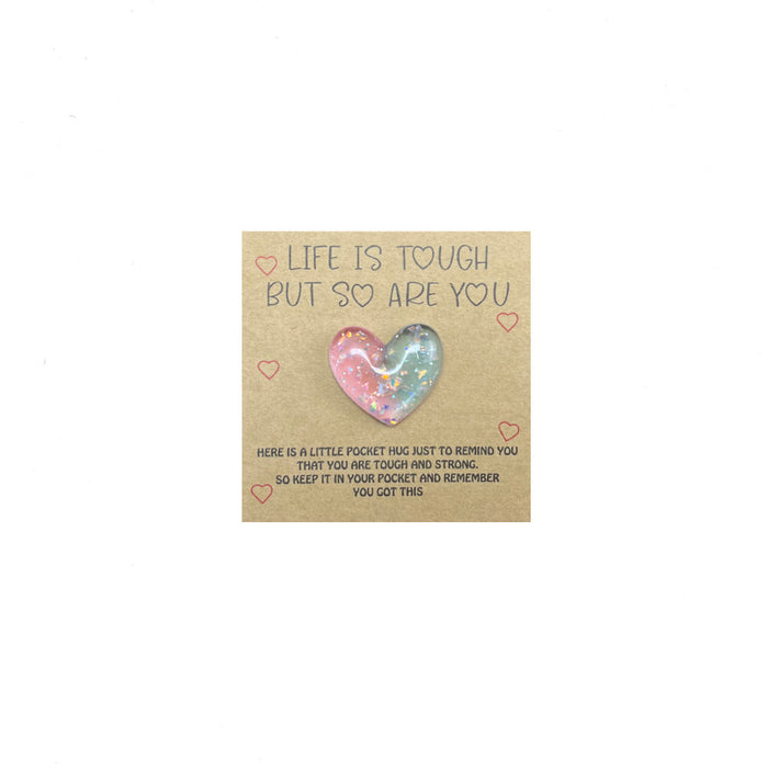 Wholesale Gradient Heart Pocket Decorations Hug Card