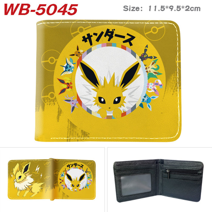 Wholesale Cute Anime Elf Pattern PU Bifold Wallet Short Card Holder Coin Purse Everyday Chic Fashion Accessory
